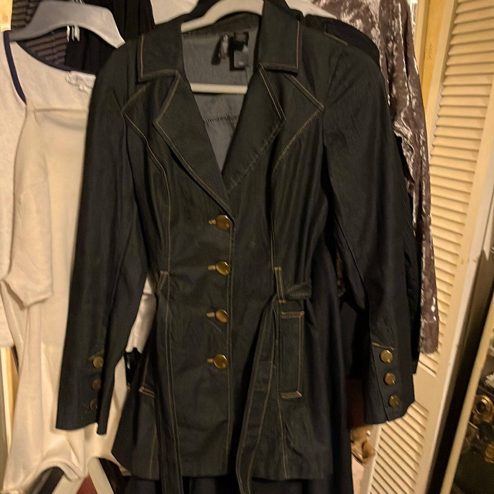 Bisou bisou denim jacket size m